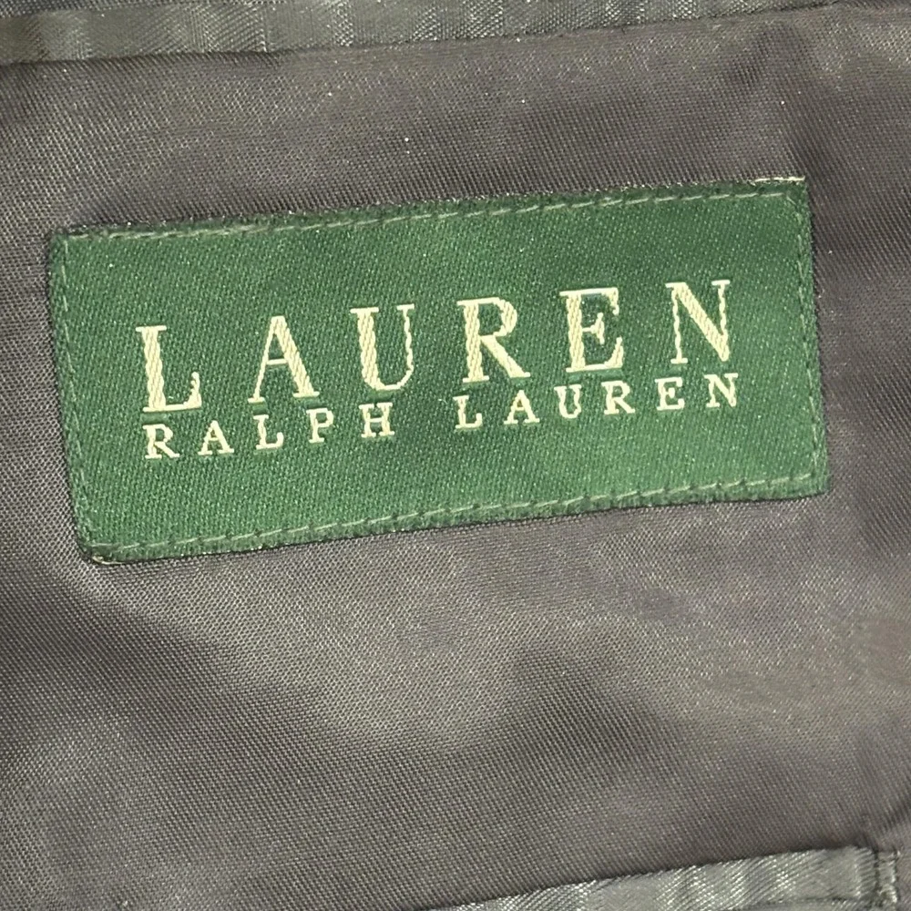 Lauren Ralph Lauren Blazer Mens 42‎ Brown Corduroy Collared Lined Pockets